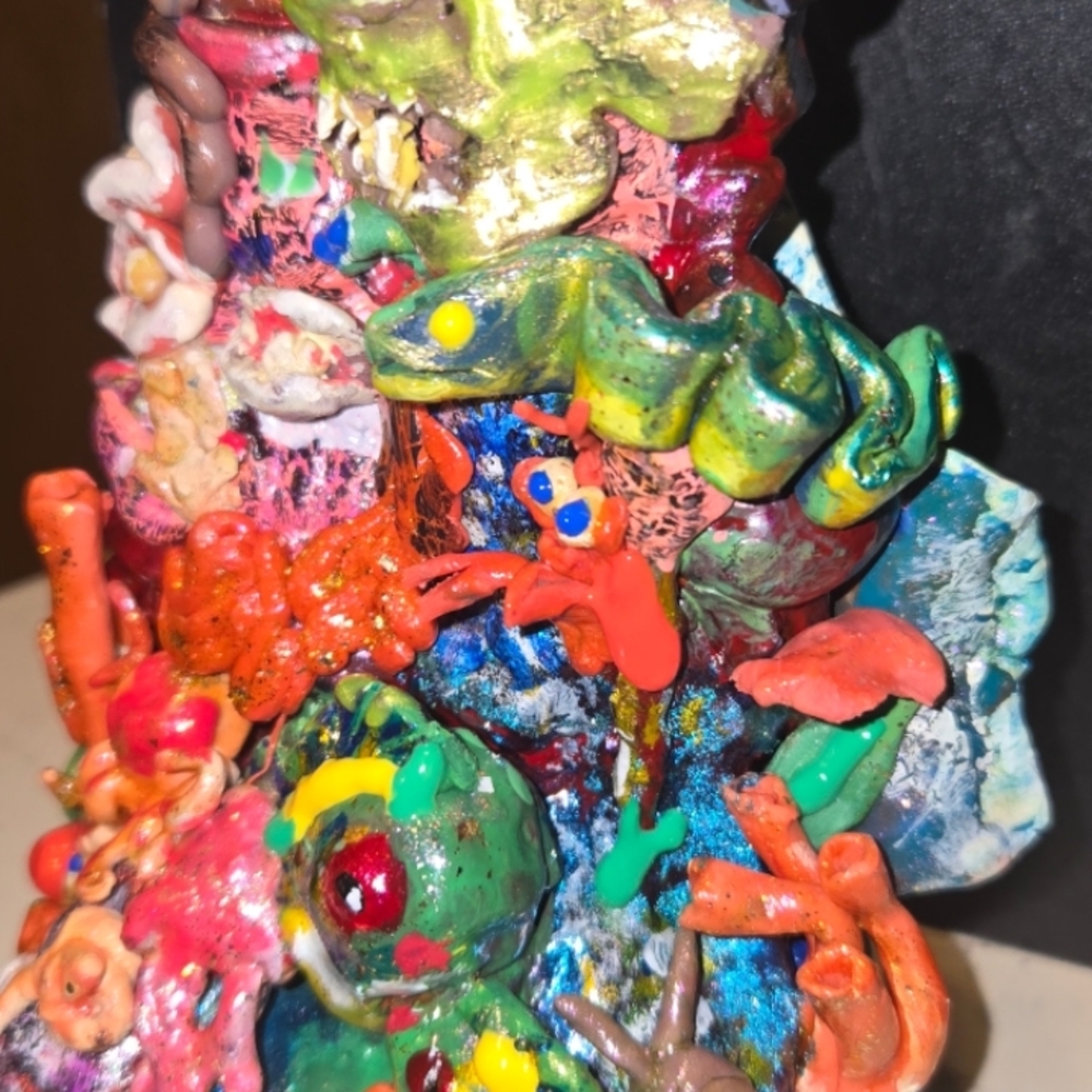 Colorful Abstract Sculpture